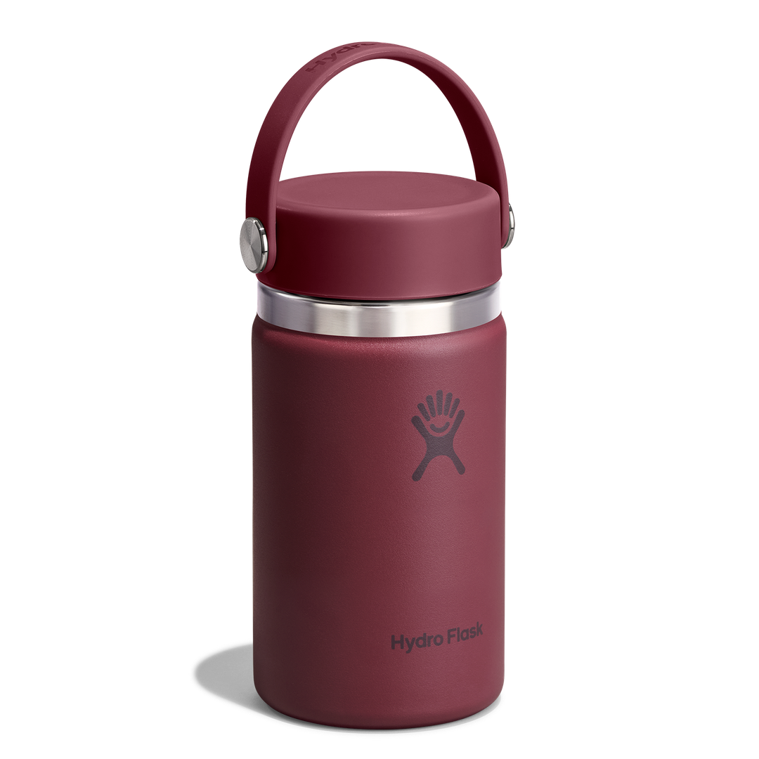 Hydro Flask 12oz Wide Flex Cap Burgundy