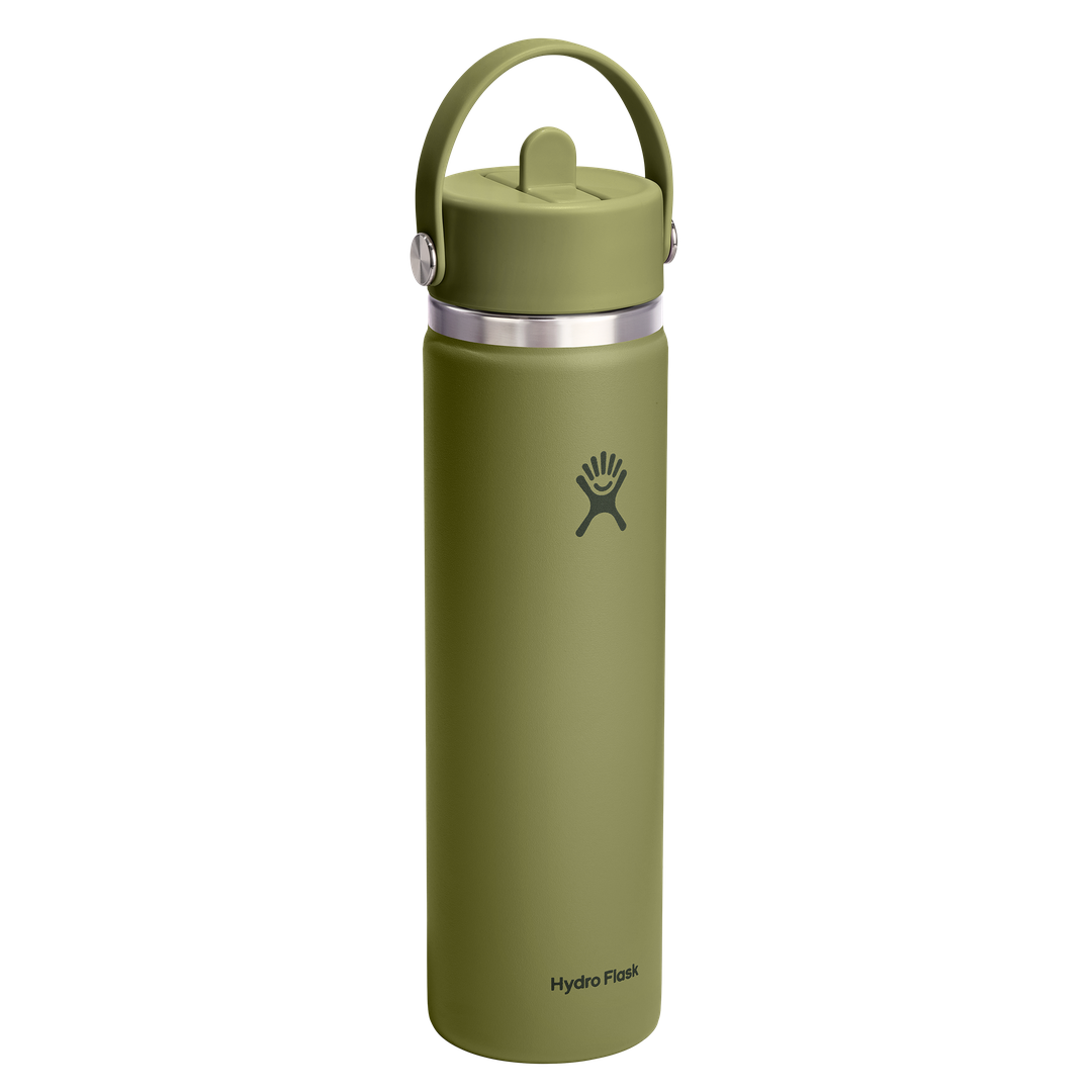 Hydro Flask 24oz Wide Flex Straw Cap Palmer Green