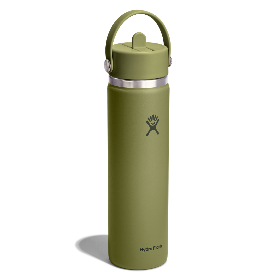 Hydro Flask 24oz Wide Flex Straw Cap Palmer Green