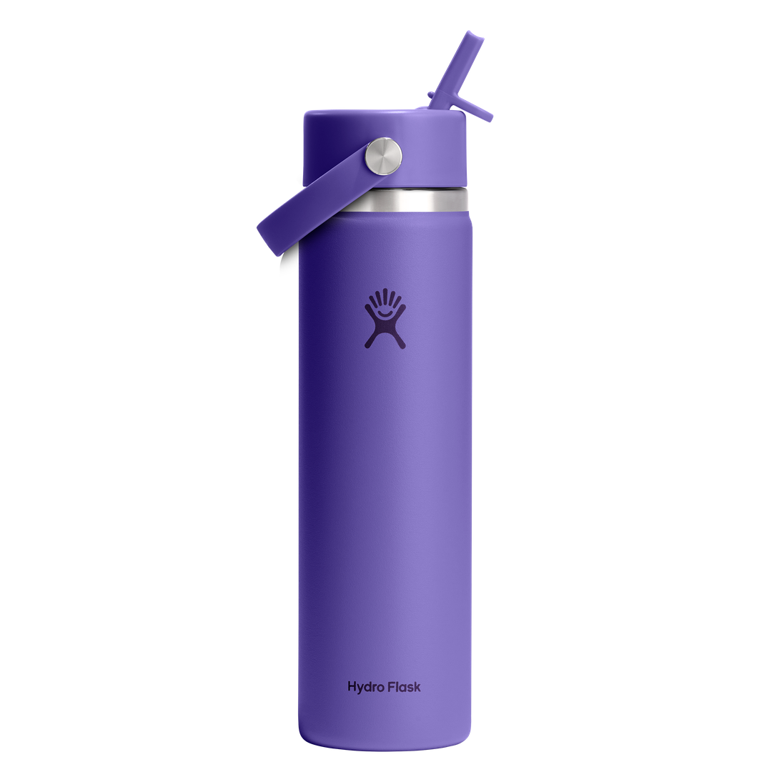 Hydro Flask 24oz Wide Flex Straw Cap Utopia Purple