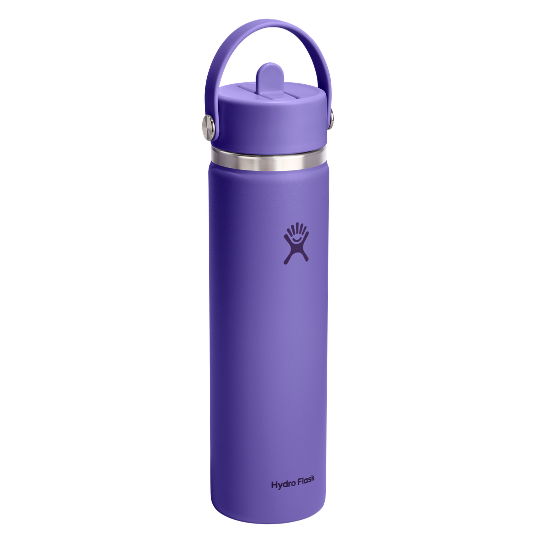 Hydro Flask 24oz Wide Flex Straw Cap Utopia Purple