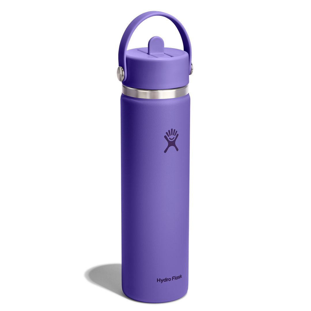 Hydro Flask 24oz Wide Flex Straw Cap Utopia Purple