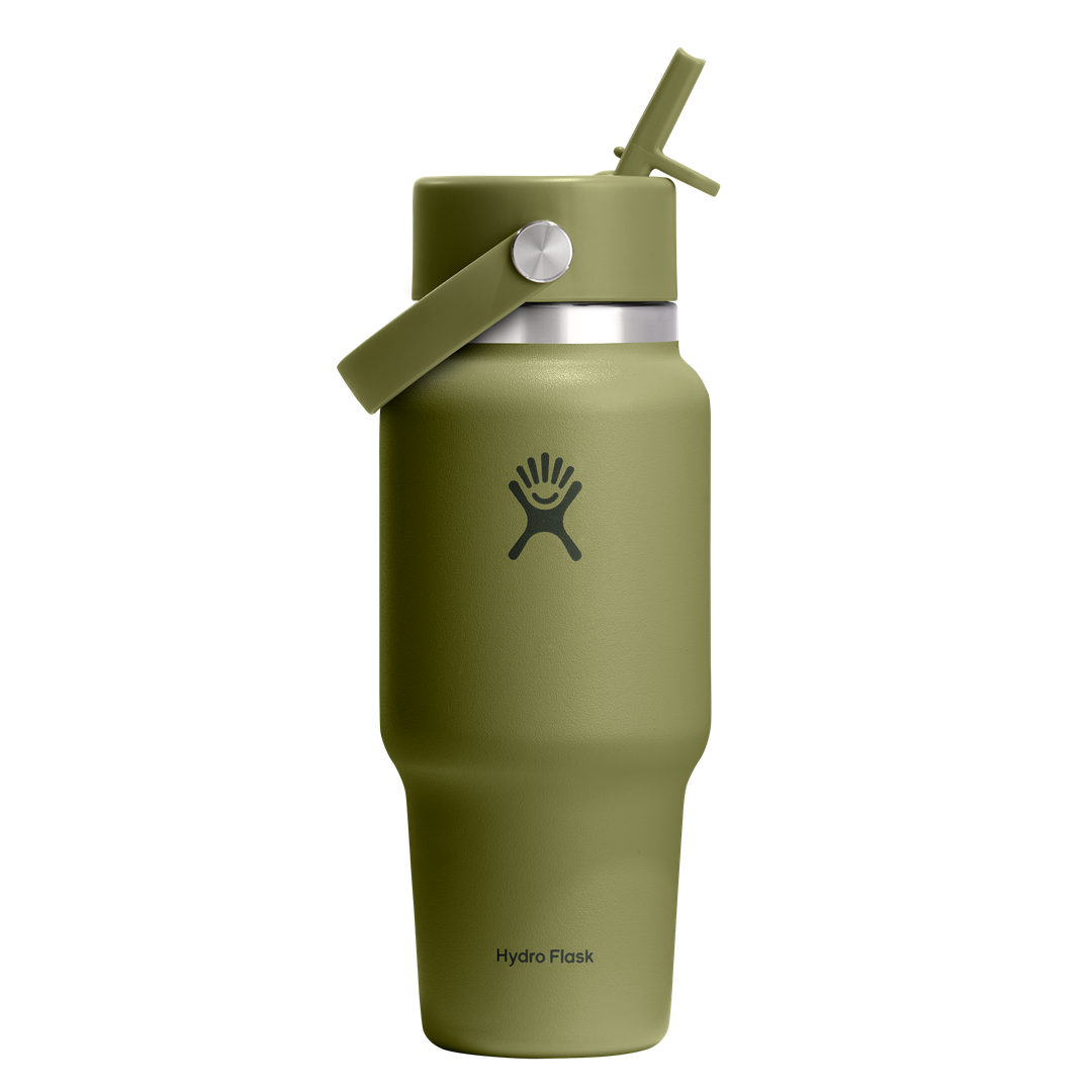 Hydro Flask 24oz Travel Bottle Palmer Green
