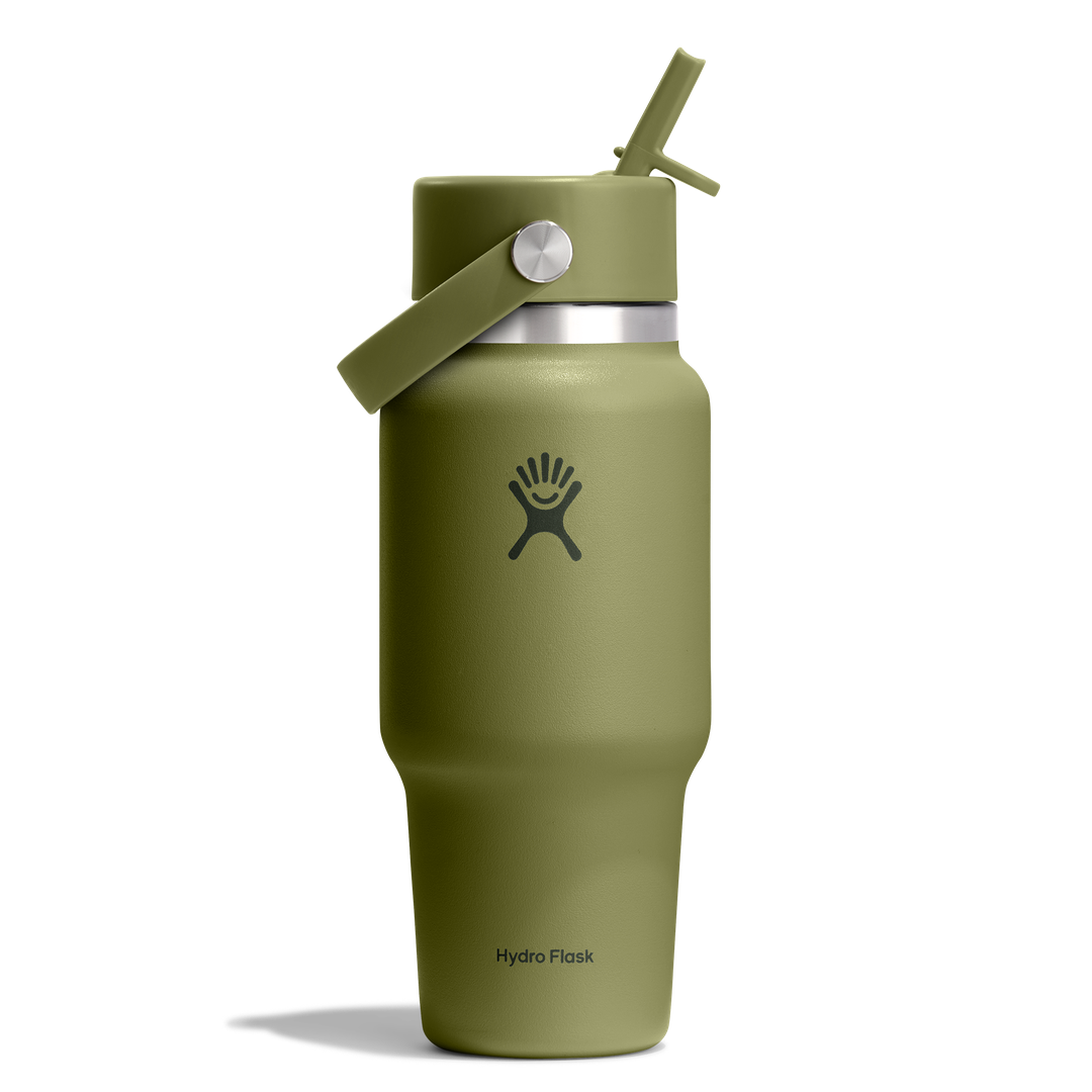 Hydro Flask 24oz Travel Bottle Palmer Green