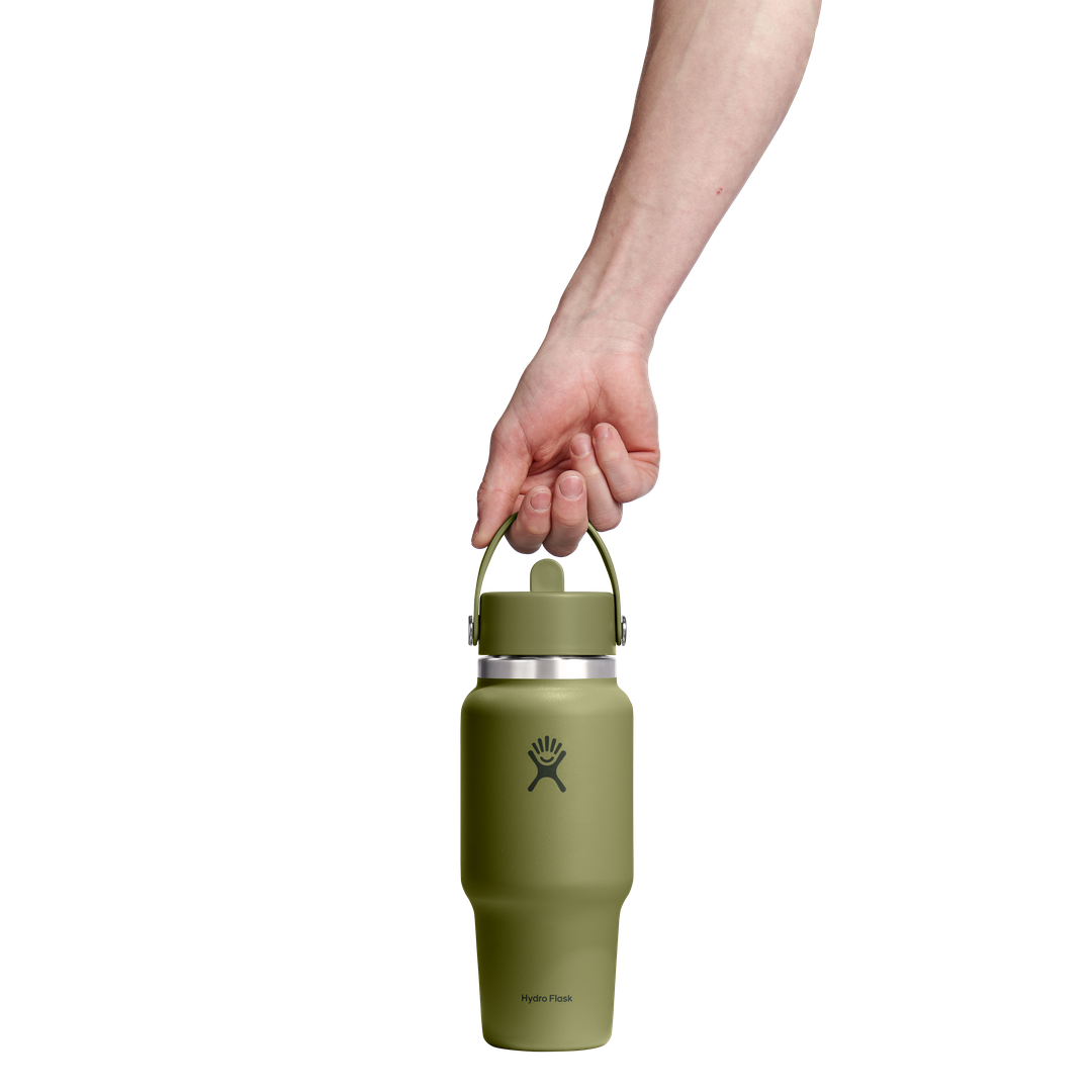 Hydro Flask 24oz Travel Bottle Palmer Green