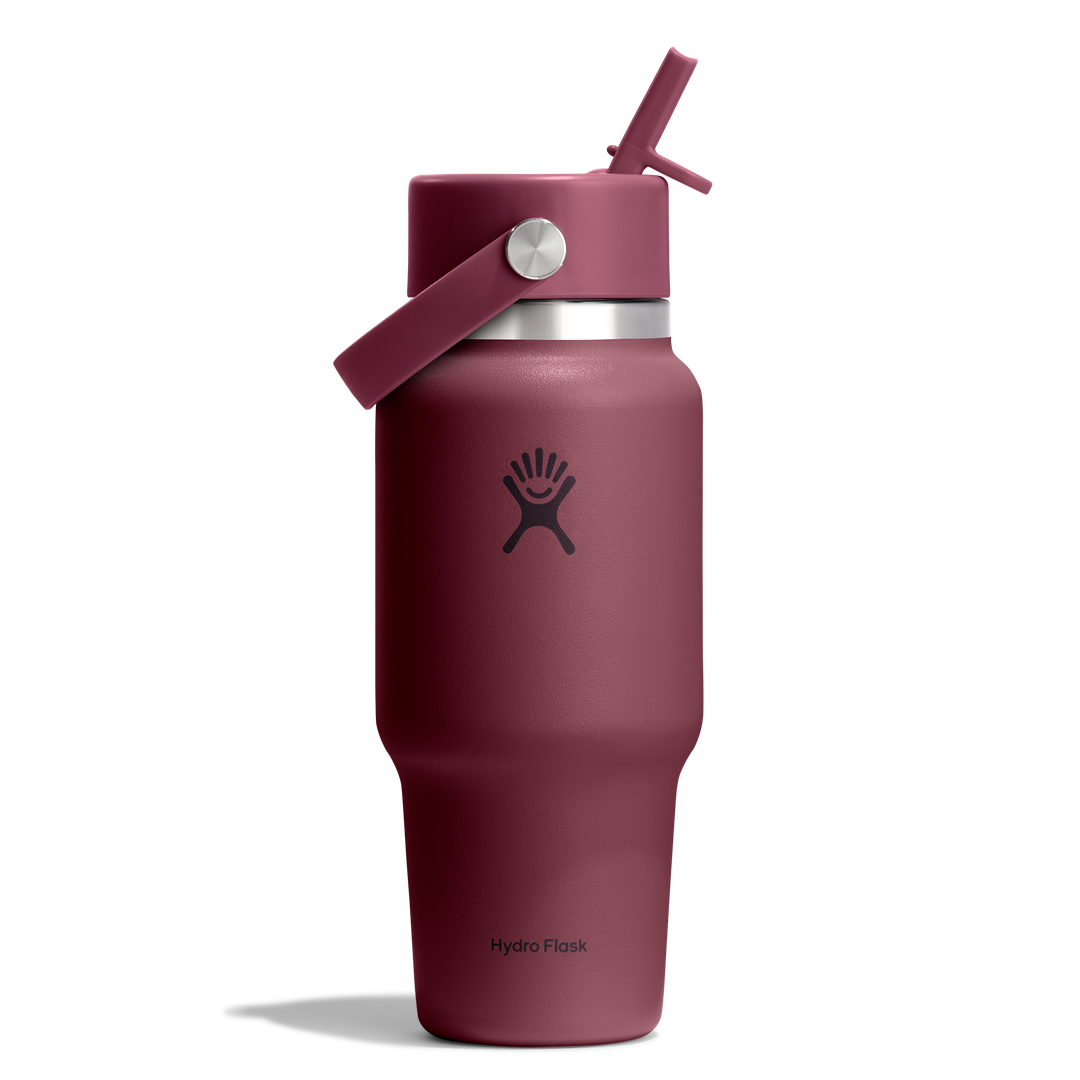 Hydro Flask 24oz Travel Bottle Burgundy