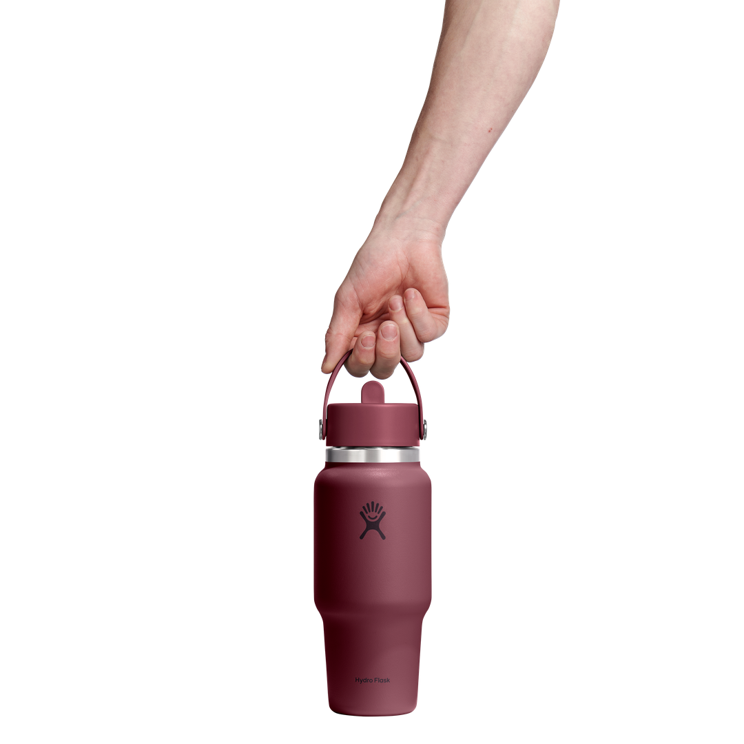 Hydro Flask 24oz Travel Bottle Burgundy