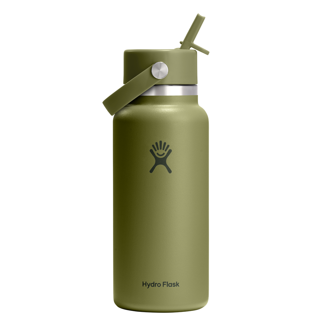 Hydro Flask 32oz Wide Flex Straw Cap Palmer Green