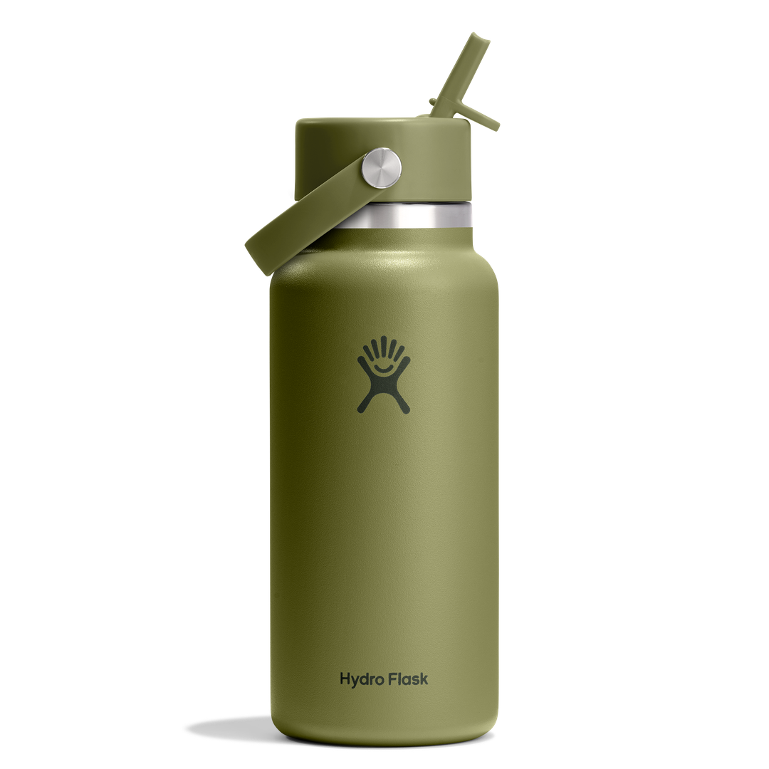 Hydro Flask 32oz Wide Flex Straw Cap Palmer Green