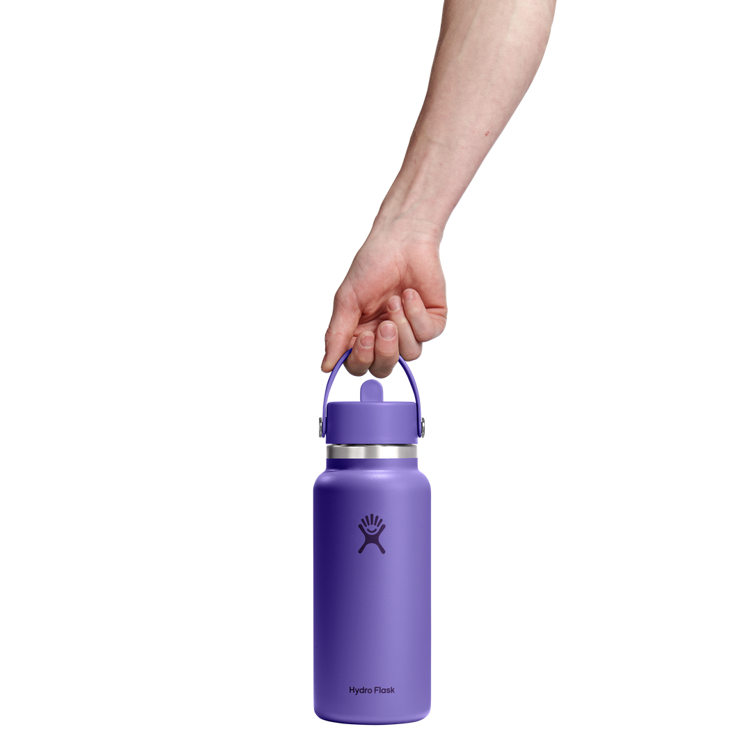 Hydro Flask 32oz Wide Flex Straw Cap Utopia Purple