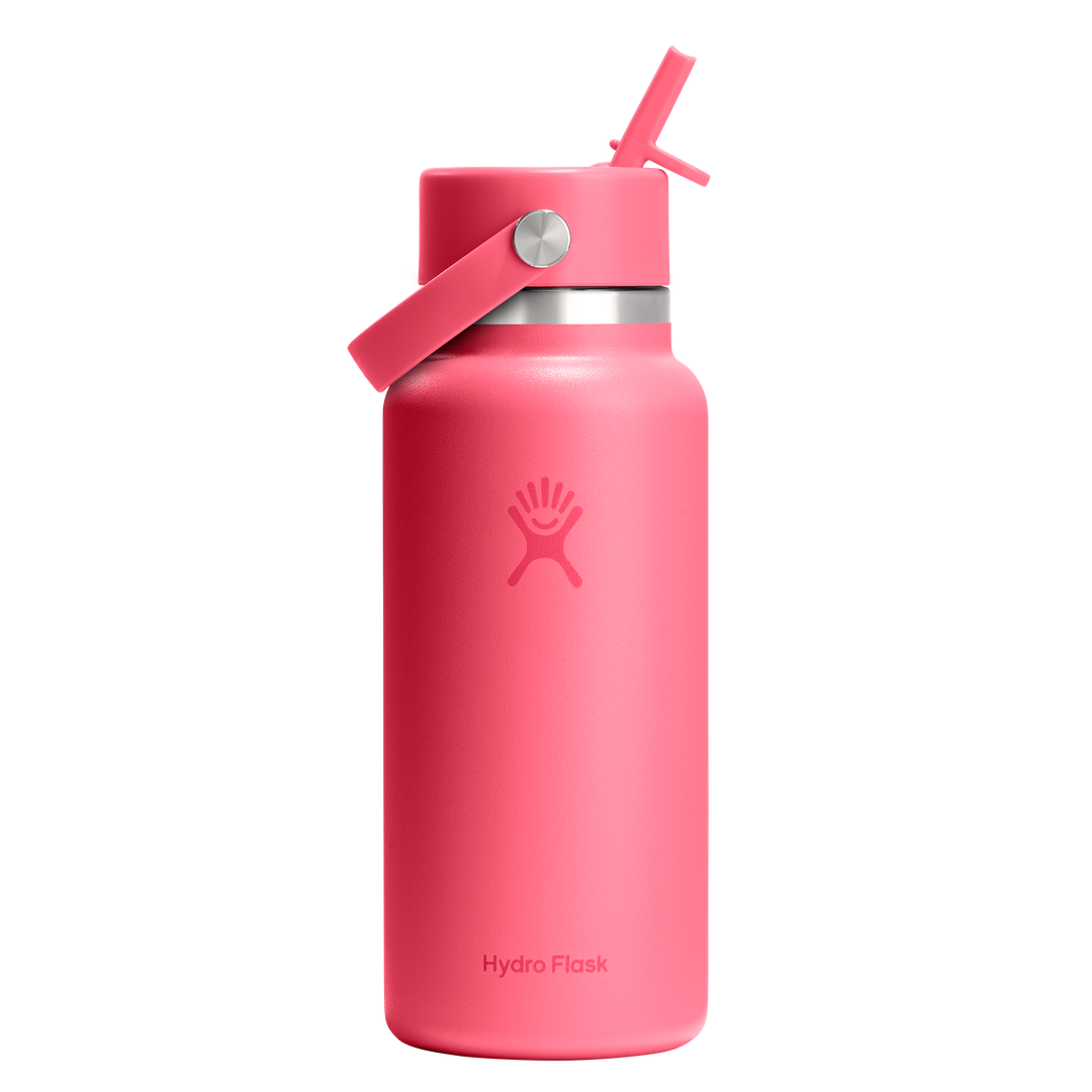Hydro Flask 32oz Wide Flex Straw Cap Popstar Pink