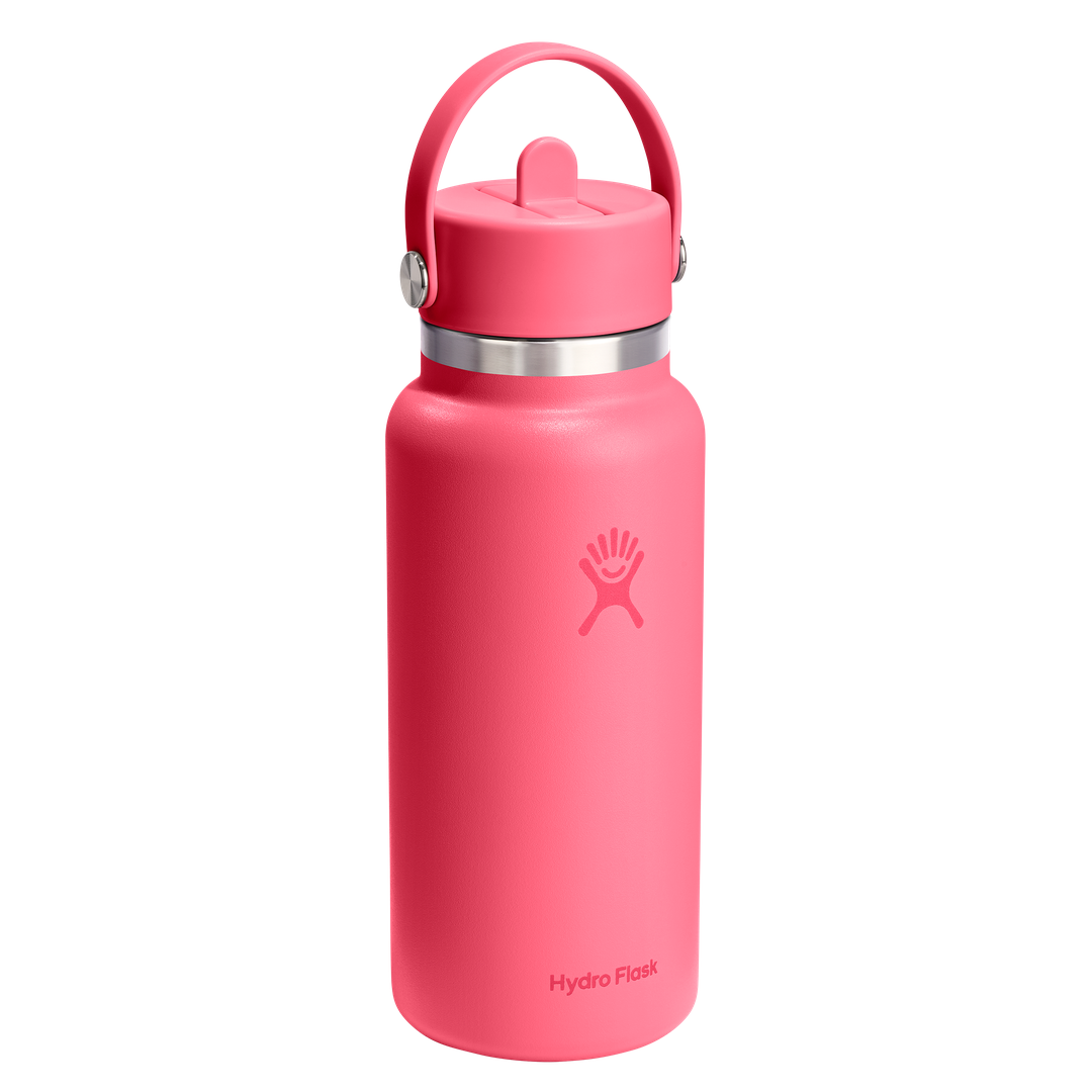 Hydro Flask 32oz Wide Flex Straw Cap Popstar Pink