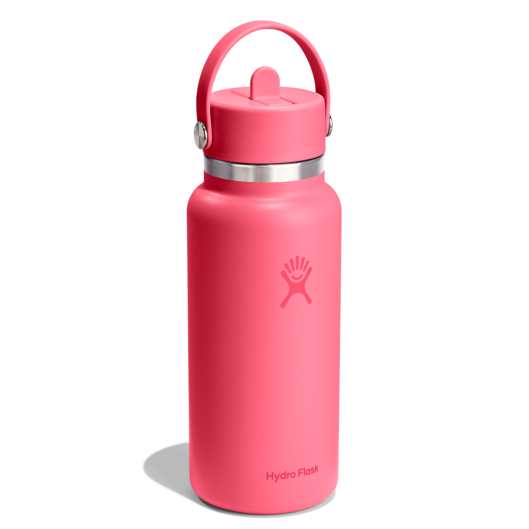 Hydro Flask 32oz Wide Flex Straw Cap Popstar Pink