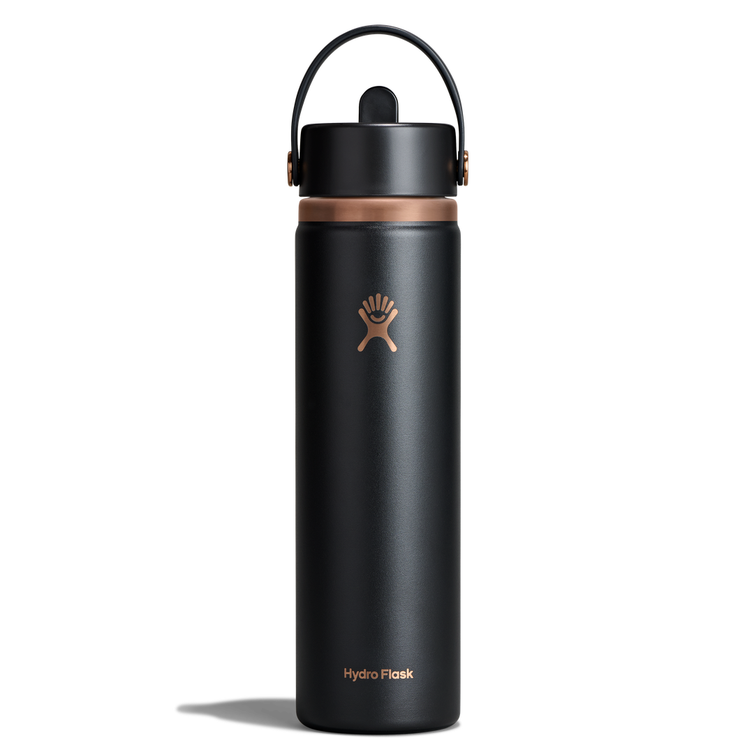 Hydro Flask HYDRO FLASK 24OZ WIDE FLEX STRAW CAP BLACK ARC