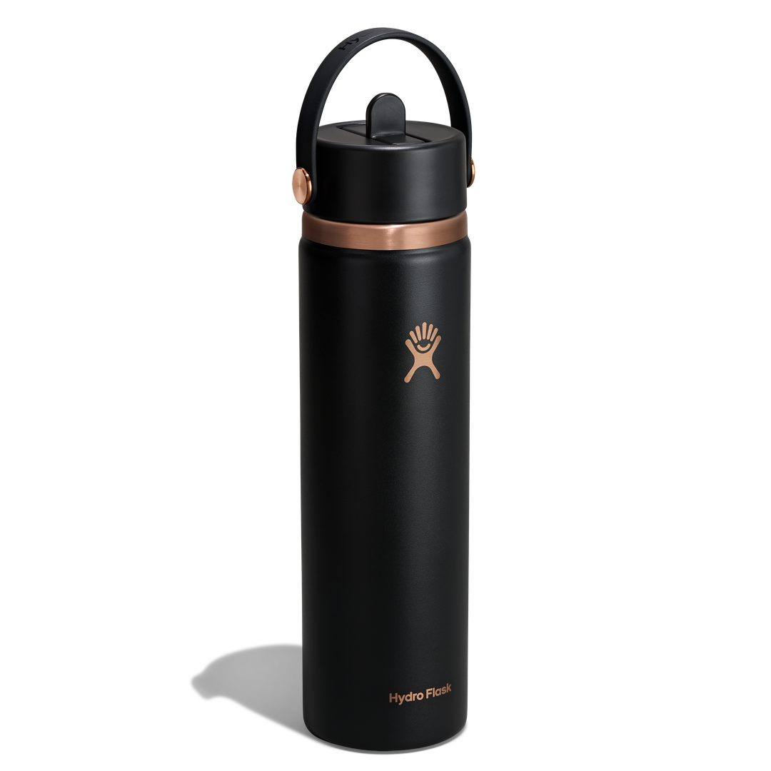 Hydro Flask HYDRO FLASK 24OZ WIDE FLEX STRAW CAP BLACK ARC