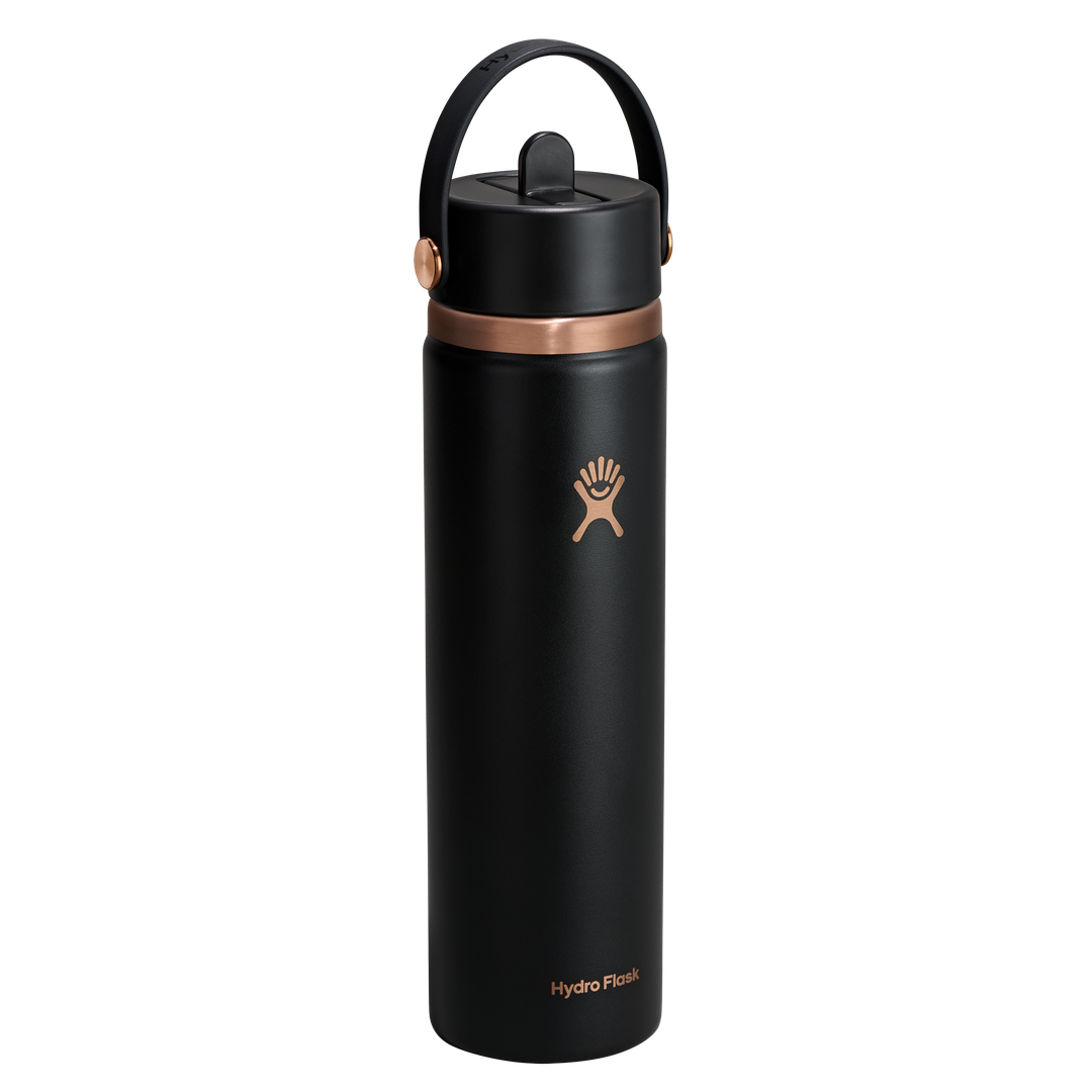 Hydro Flask HYDRO FLASK 24OZ WIDE FLEX STRAW CAP BLACK ARC