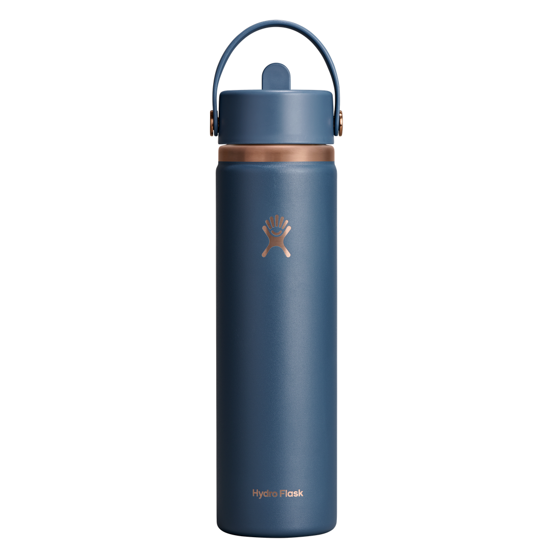 Hydro Flask HYDRO FLASK 24OZ WIDE FLEX STRAW CAP HARBOR BLUE ARC