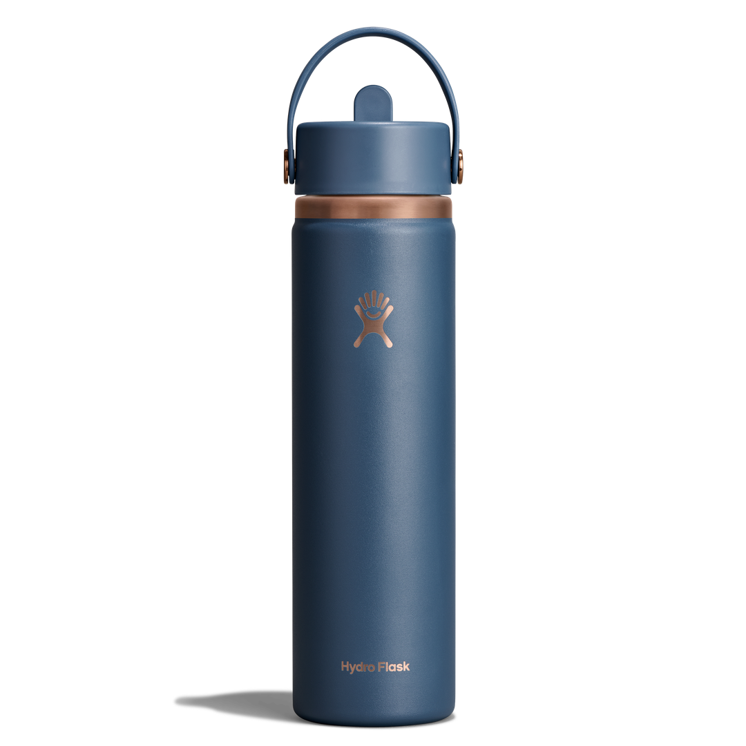 Hydro Flask HYDRO FLASK 24OZ WIDE FLEX STRAW CAP HARBOR BLUE ARC