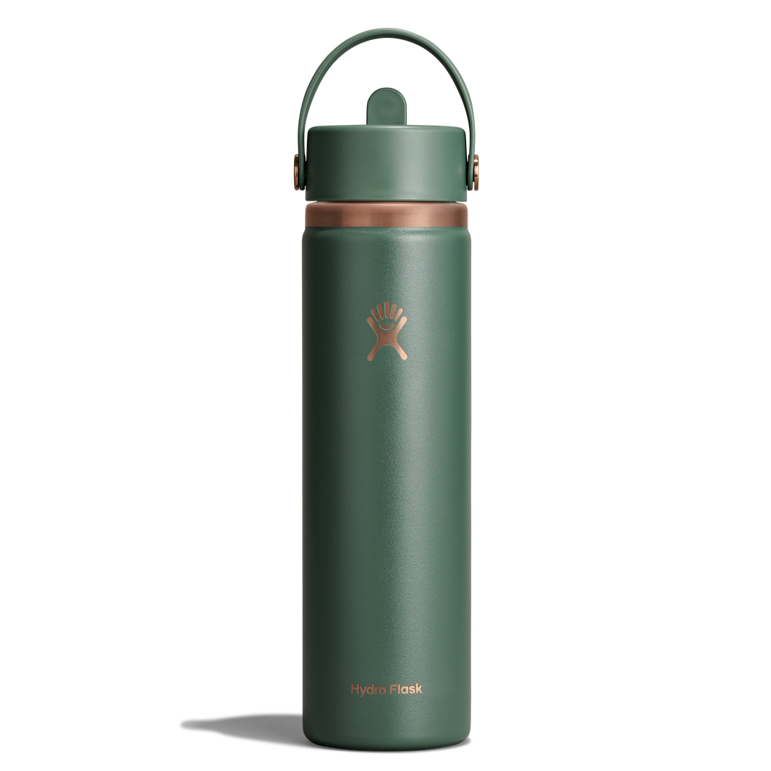 Hydro Flask HYDRO FLASK 24OZ WIDE FLEX STRAW CAP FORESTGREEN ARC