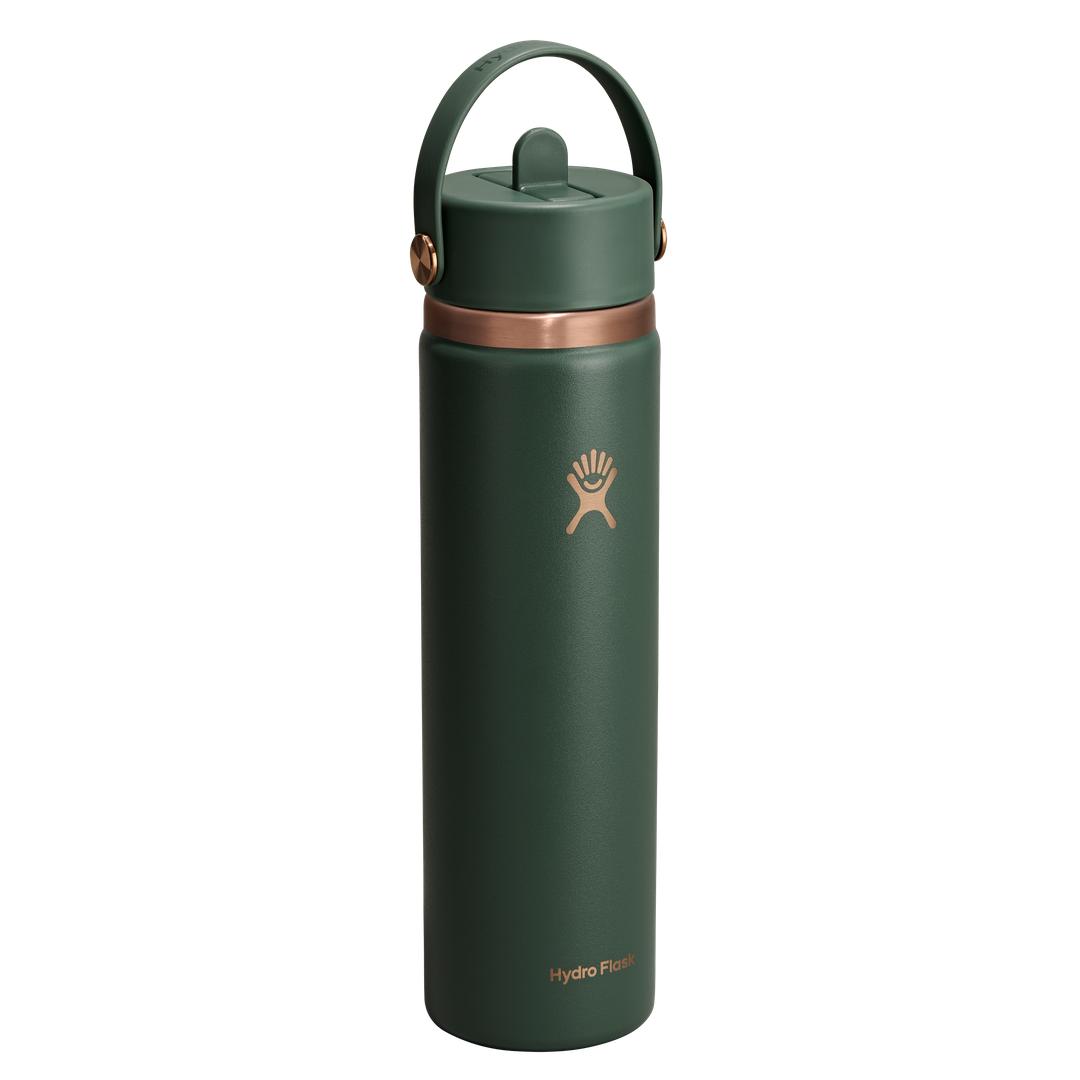 Hydro Flask HYDRO FLASK 24OZ WIDE FLEX STRAW CAP FORESTGREEN ARC