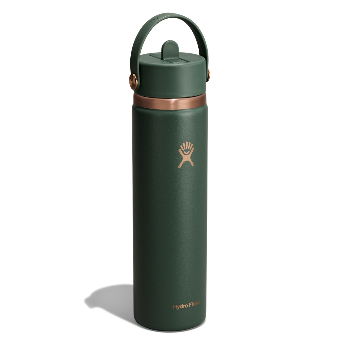 Hydro Flask HYDRO FLASK 24OZ WIDE FLEX STRAW CAP FORESTGREEN ARC