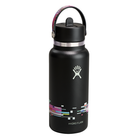 Hydro Flask HYDRO FLASK 32OZ WIDE FLEX STRAW CAP GLITCH BLACK
