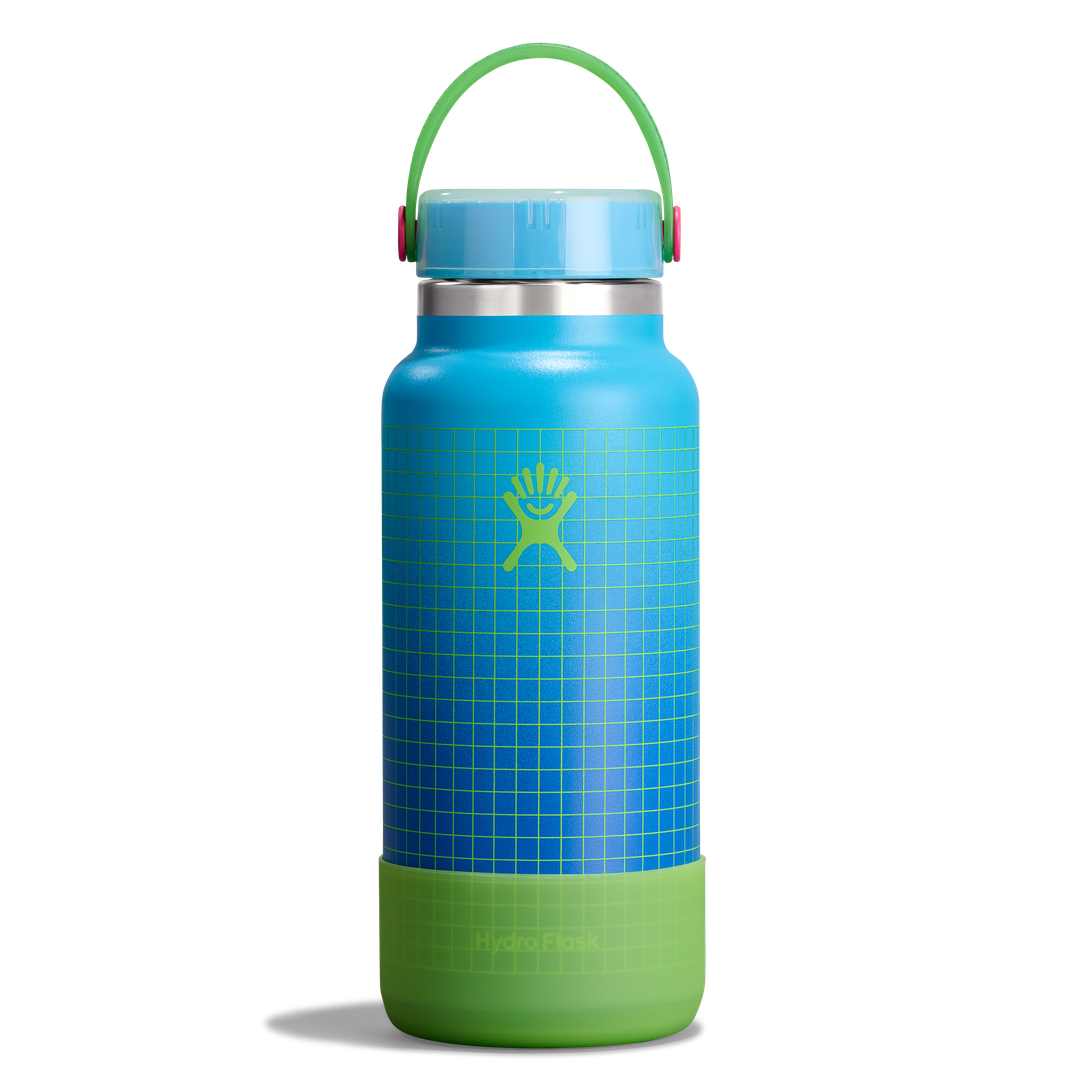 Hydro Flask HYDRO FLASK 32OZ WIDE FLEX CAP ARCADE BLUE