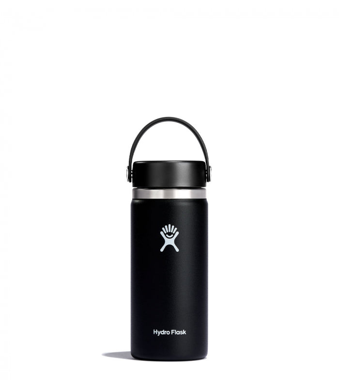HYDRO FLASK 16 Oz Wide Flex Black 2.0