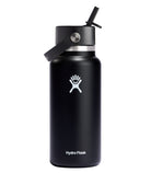 HYDRO FLASK HYDRO FLASK 32 OZ WIDE FLEX STRAW CAP BLACK