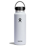 HYDRO FLASK 40 OZ WIDE FLEX CAP WHITE