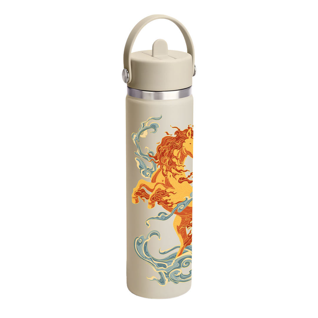 Hydro Flask HYDRO FLASK 24OZ WIDE FLEX STRAW CAP CNY COCONUT