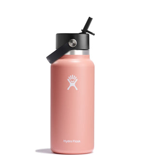 HYDRO FLASK 32OZ WIDE FLEX STRAW CAP GRAPEFRUIT
