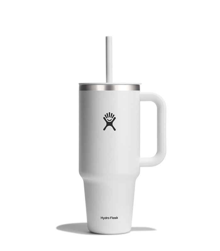 HYDRO FLASK HYDRO FLASK 40OZ ALL AROUND TRAVEL TUMBLER WHITE