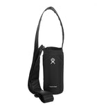 Small Black Packable Bottle Sling